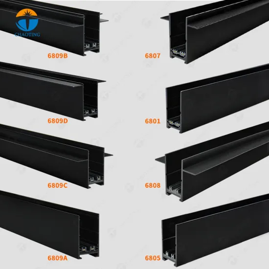 Hot Sale LED Track Flood Spot Down Light Surface Hanging Ceiling Recessed Aluminum Magnet Rail Smart Dimmable Magnetic Track Lights