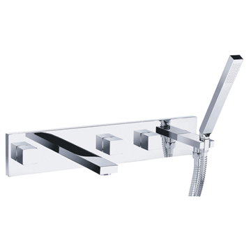 5-hole wall bath/shower mixer