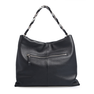 Neues Design Griff Weben Leder Lady Hobo Bag