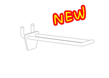 Net, Slat Wall, Mesh Supermarket Hanging Peg Loop White Pp Plastic Retail Display Hooks 31075,31076,31077,31078