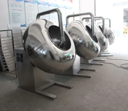 Peanut and Cashew Nuts Chocolate Coating Machine