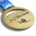 Medalhas de finalizador de corrida de corrida de metal personalizadas