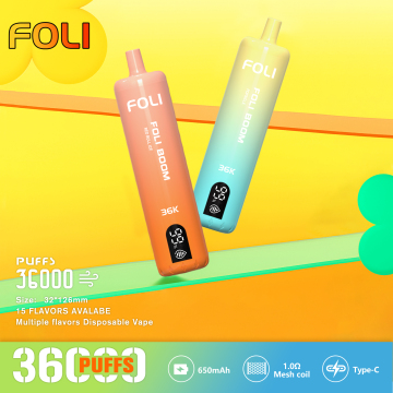 Vendita all'ingrosso FOLI 36000 PUFF vape usa e getta Thailandia Pilot