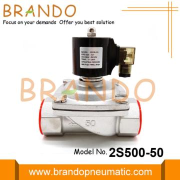 2 İnç Paslanmaz Çelik Solenoid Valf 24V DC