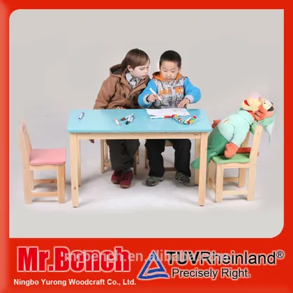 Children Study Table and Chair for Kindergarten Furniture