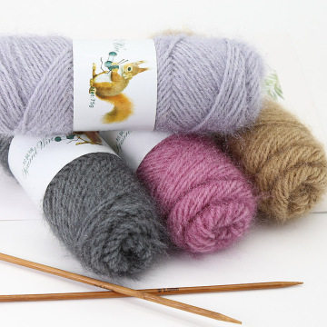 Popular 75G Squirrel Velvet Yarn: Acrylic, Crochet, Colorful, Baby Milk Cotton for Hand Knitting