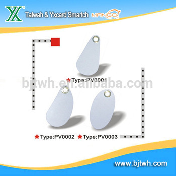 TK4100 RFID printed PVC key fob