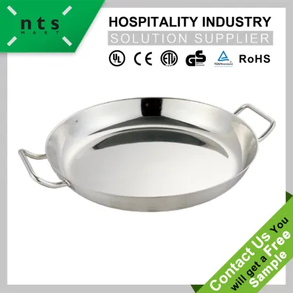 double handle non stick frying pan