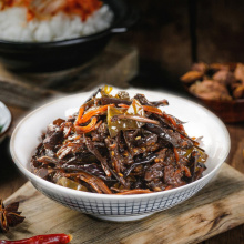 Pickled dried eggplant with soy sauce flavor