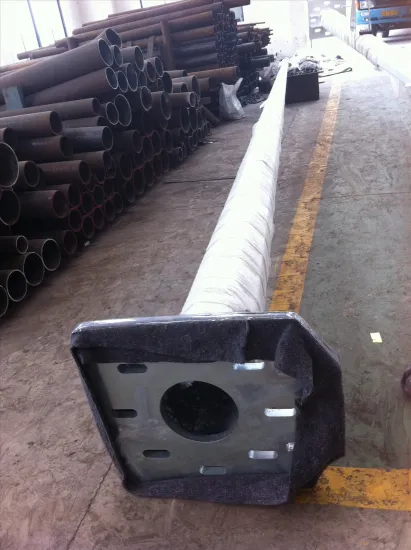 15M 16M Galvanized Round Taper Steel Pole