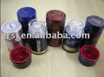 Plastic screw vodka whisky bottle cap