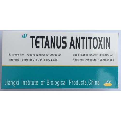 Tetanus Antitoxin Injection for Human Therapy 10000IU Equine China  Manufacturer