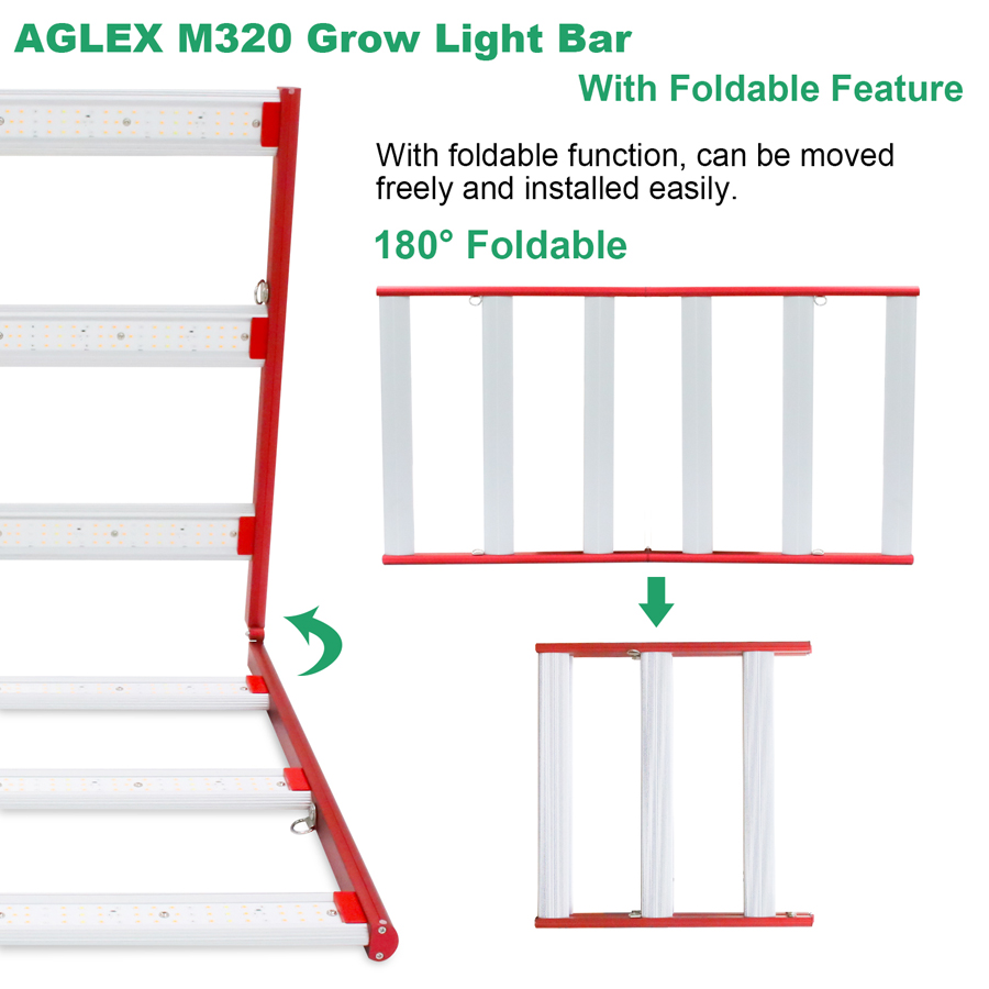 folding grow light