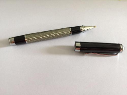 caneta esferográfica de fibra de vidro de cor creme