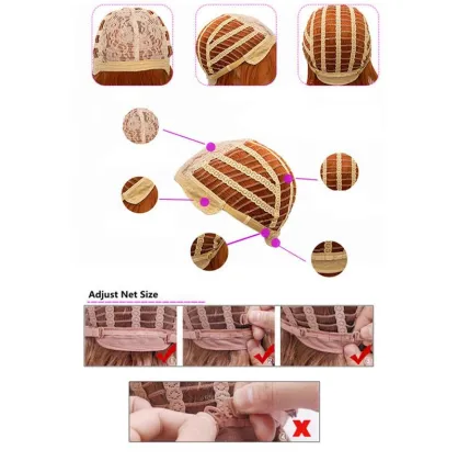 best-selling  synthetic  gray short straight  hair wig forEuropean and American  middle aged and elderly people