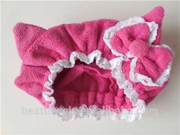 Children Microfiber Elastic Hair Bands With Bow