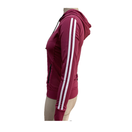 China Women's Knit Hoodie With Zip Activewear Jacket Supplier