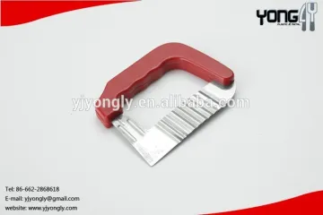 Plastic Handle Stainless Steel Blade Potato Carrot Wavy Crinkle Cutter Slicer,kitchen knife