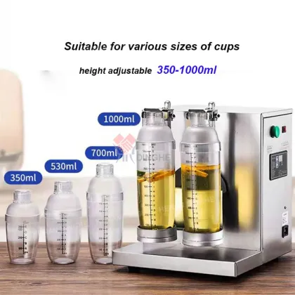 Bubble Boba Milk Tea Shaker Machine for Double Cups