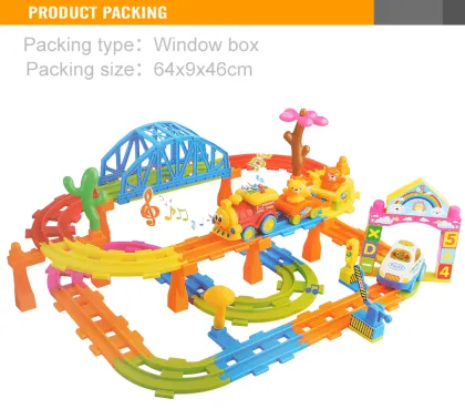 cartoon train toy slot car toy car track