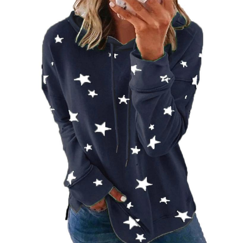 Damen lässige Hoodie gedruckte Sweatshirts