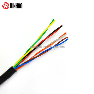 26AWG/24AWG/22AWG FEP Cable aislado: cable de comunicación retorcida de 8 núcleo resistente a la alta temperatura