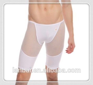 2015 Hot sale summer ultra-thin men fitness nylon spandex Body-hugging pants