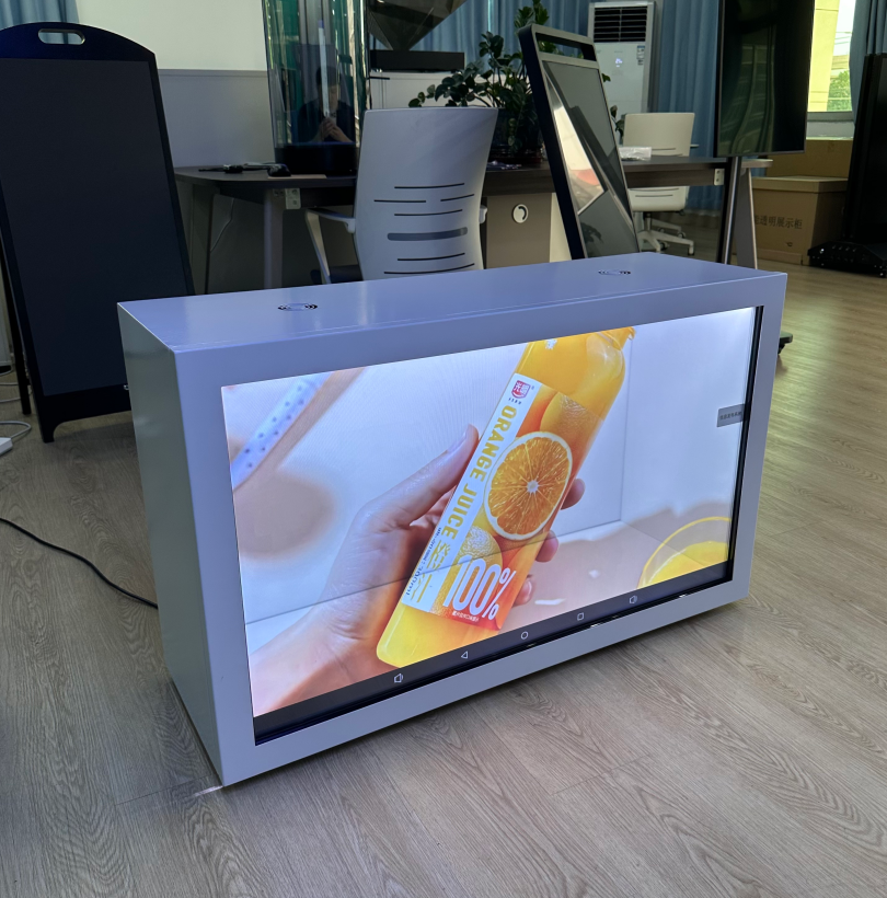 ארון תצוגה מוזיאלי מאובטח עם תאורת LED ומערכות קירור משולבות