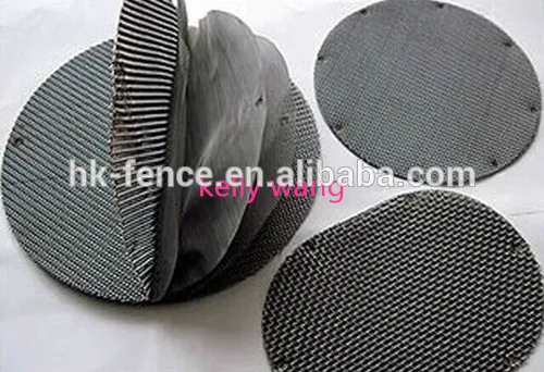 black wire mesh filter packs 3-80mesh