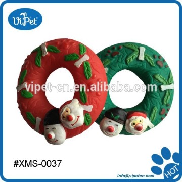 Christmas Donut Pet Vinyl Toy Dog Toy