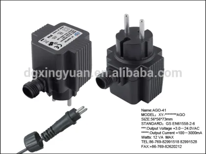 Rainproof transformer