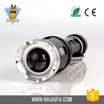 JF Adjustable focus led flashlight aluminium flashlight led flashlight