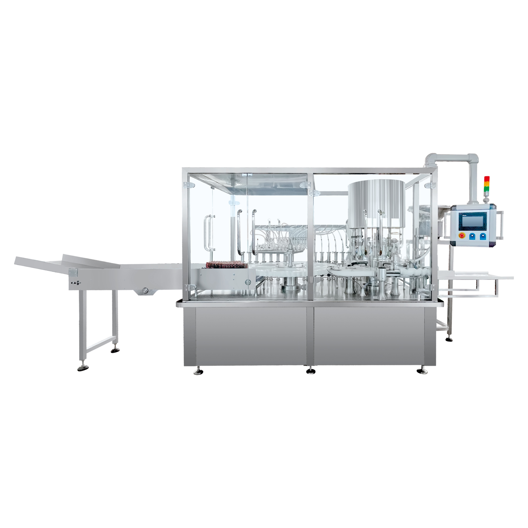 10-head high-speed filling and capping machine