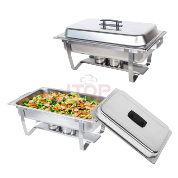 ITOP Prato Buffet Chafing Dish - 9L Full Size Self-Heating Warmer