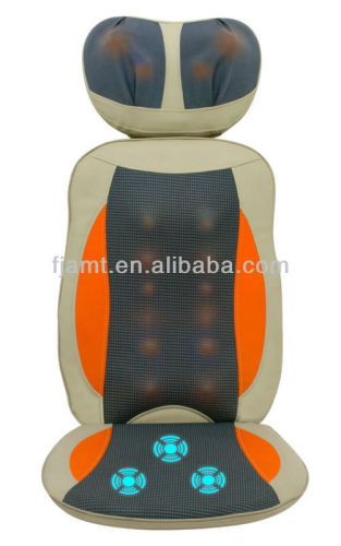 heated neck and back thai massage cushion,vibration seat cushion