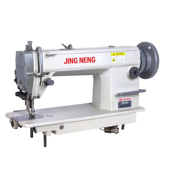 Single Needle Walking Foot Flat Bed Industrial Sewing Machine for Bags and Leather Furniture