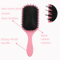 Boar Bistle Nylon Cauciuc Pernă Paddle Perie
