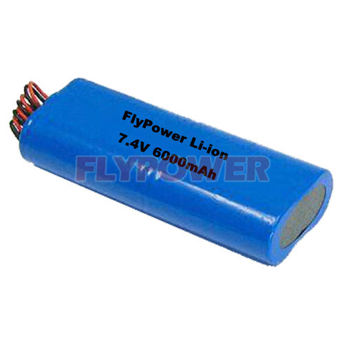 7.4V 6000mAh 26650 Li-ion Battery Pack