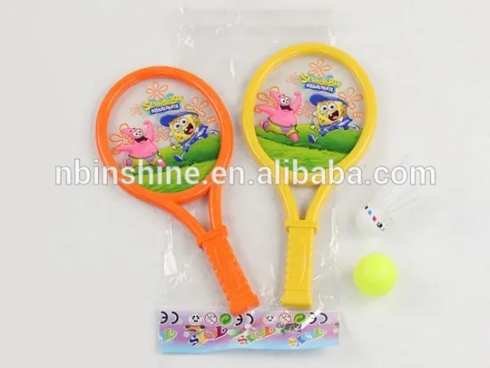 Kids plastic cartoon tennis racket
