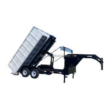 2024 16k lb GVWR 7' x 12' Bumper Pull Roll-Off Dump Trailer
