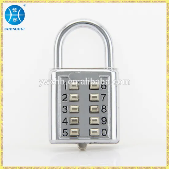 Luggage combination lock digital combination padlock push button lock
