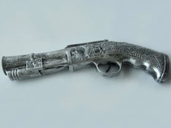 Silver Pirate Gun with music 10110522