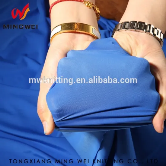 95 polyester 5 elastane knitting durable elastic fabric for gym cloths