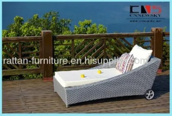 Garden Outdoor Furniture Rattan Lounge Chair Set 