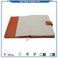 Custom School Work Paper Afdrukken PU Leather Bound Notebook