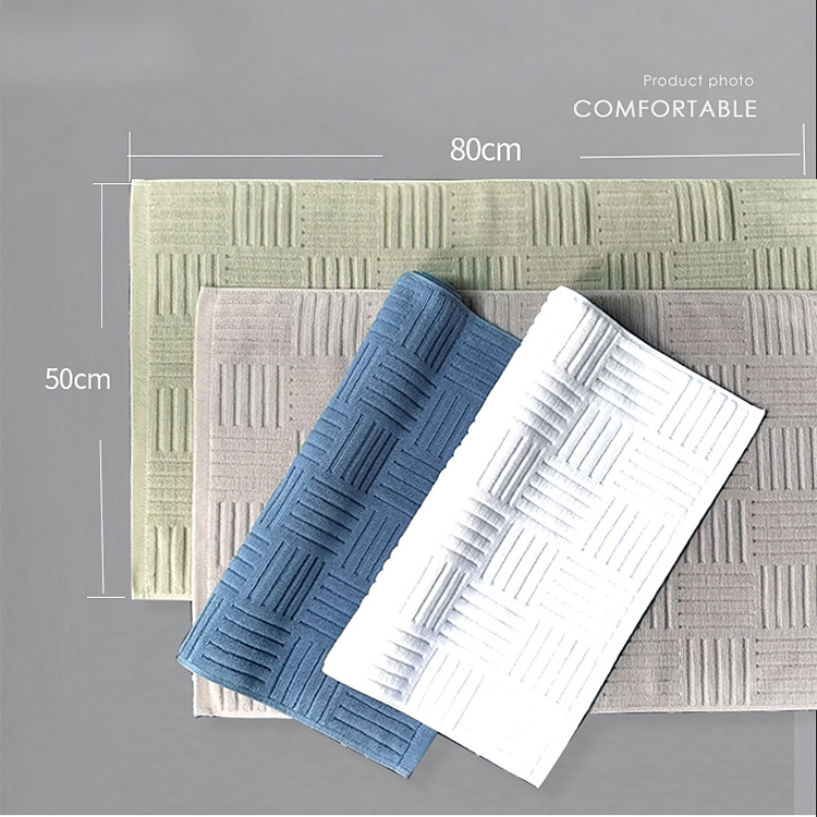 Hotel Cotton Slip Resistant Towel Doormat