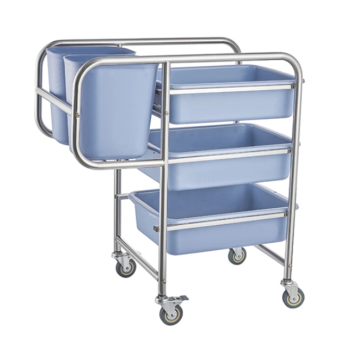 Multi-purpose Triple Trolleys for Hotels