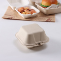 Compostable Pulp Takeaway Box for Burger, Bento & Dessert
