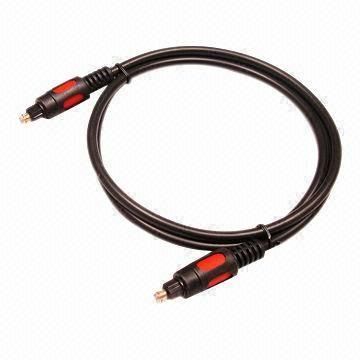 Fiber optik Toslink/ses kablosu, çift renk şekil