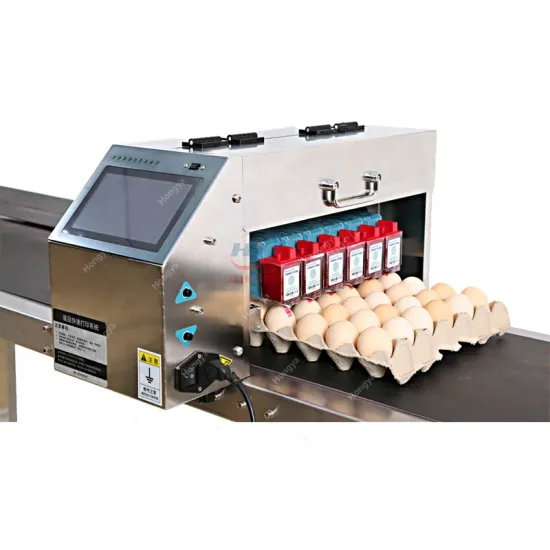 Full-Automatic Inkjet Printer for Efficient Egg Printing